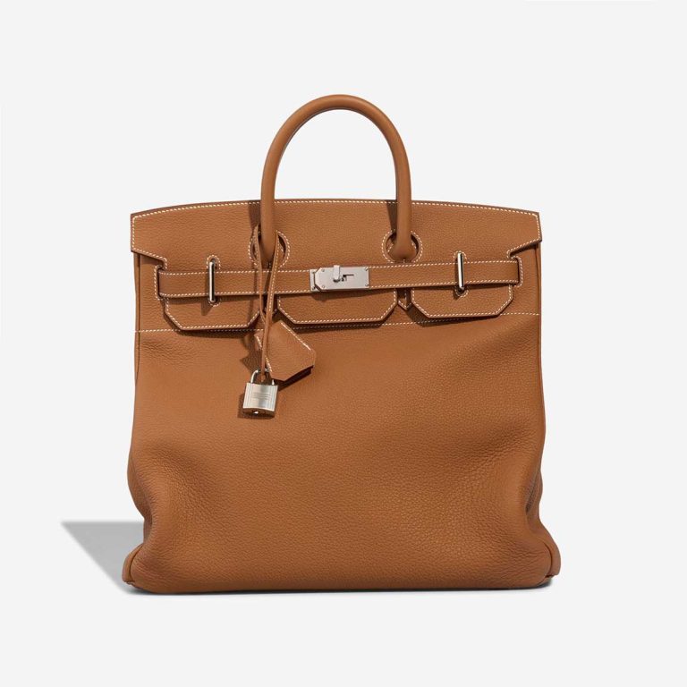Hermès Haut à Courroies 40 Togo Gold Front | Sell your designer bag