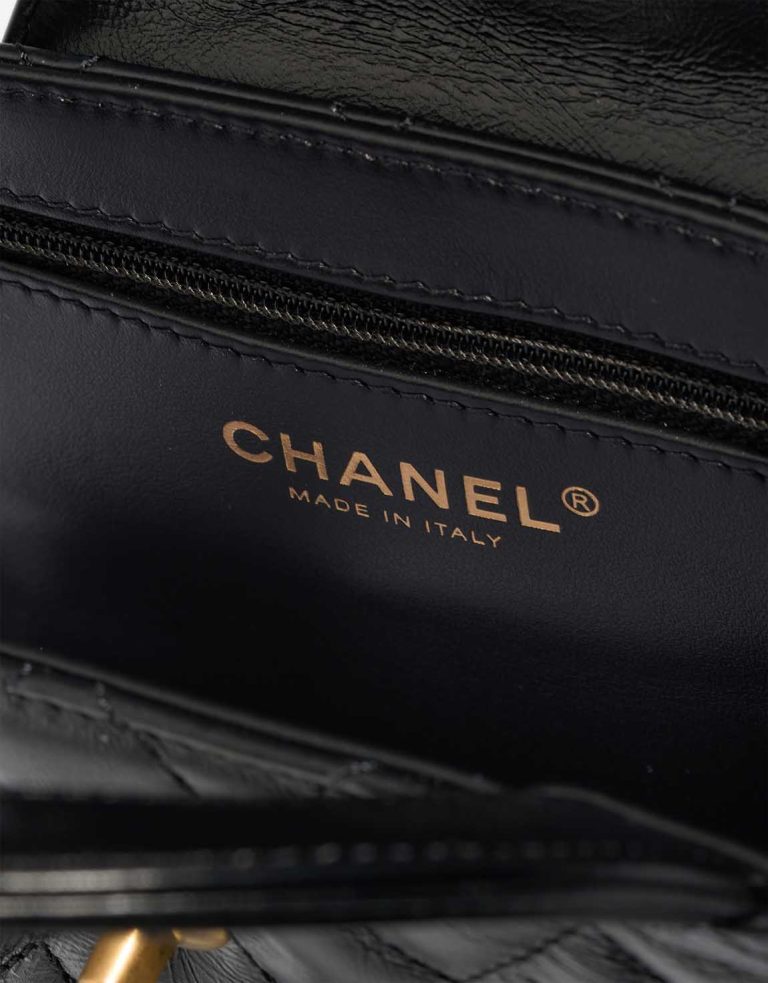 Chanel Kelly Medium Aged Calf Black Logo | Sell your designer bag