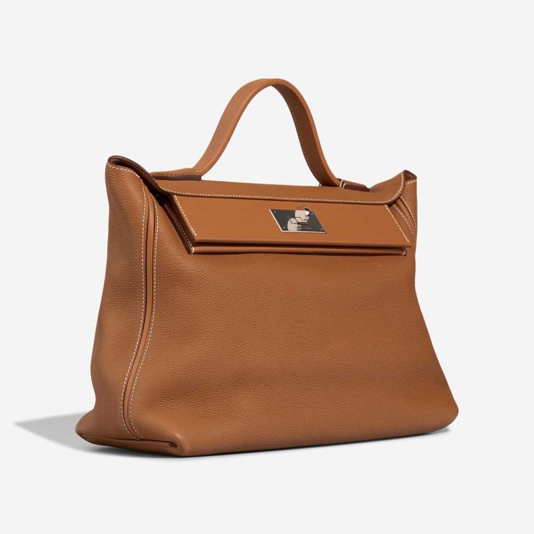 Hermès 24/24 35 Taurillon Clémence / Swift Gold | Sell your designer bag