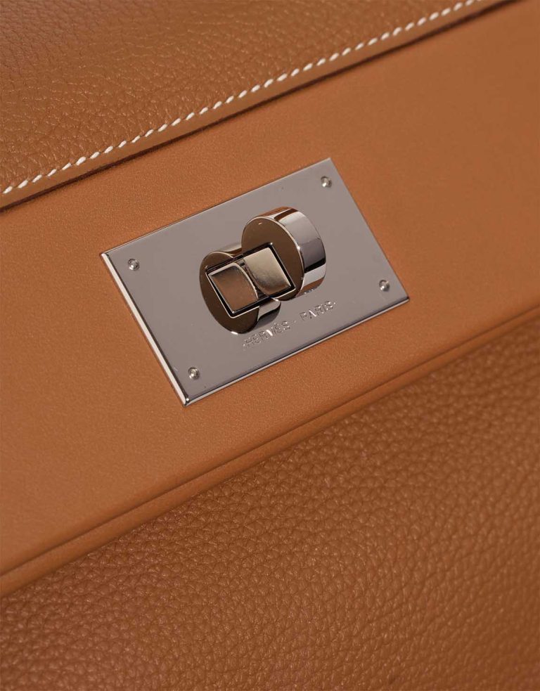 Hermès 24/24 35 Taurillon Clémence / Swift Gold Closing System | Sell your designer bag