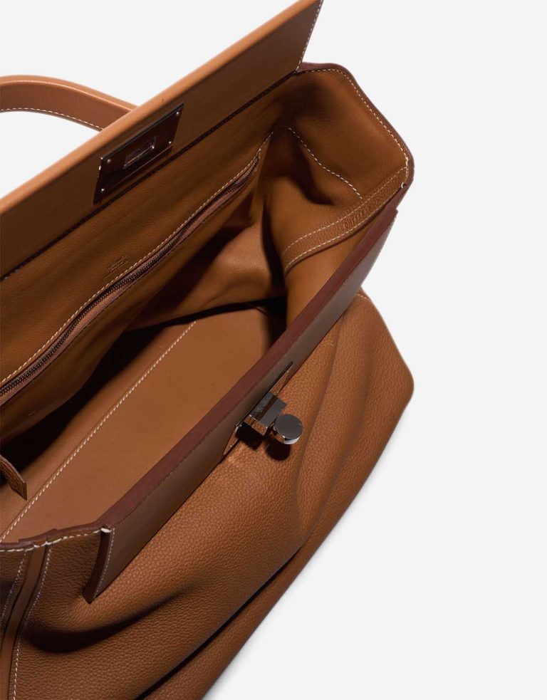 Hermès 24/24 35 Taurillon Clémence / Swift Gold Inside | Sell your designer bag