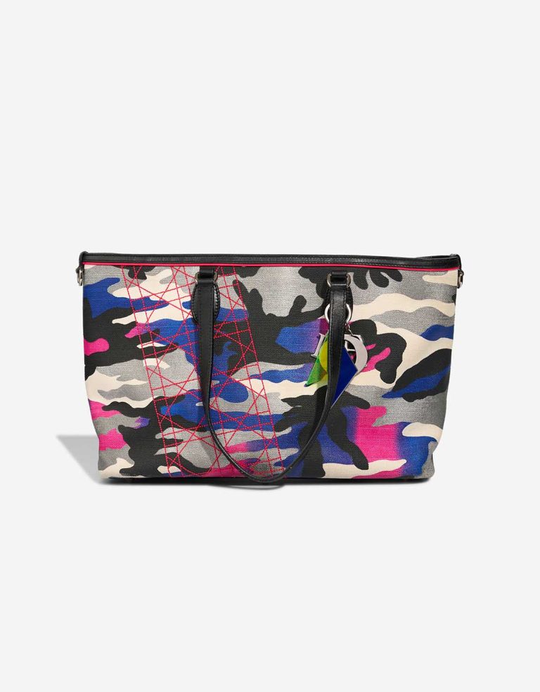 Dior x Anselm Reyle Camouflage Shopping Tote Canvas / Calf Multicolour Front | Sell your designer bag