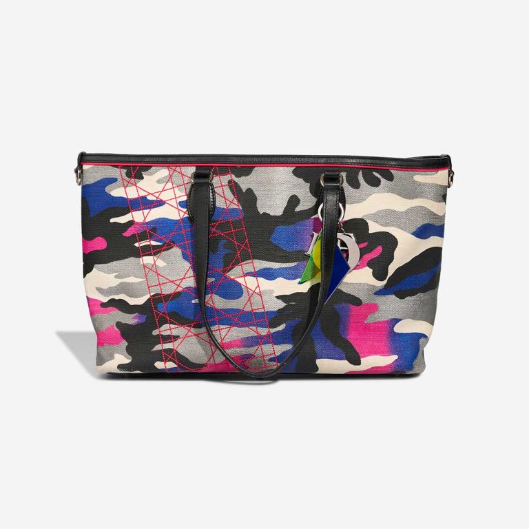 Dior x Anselm Reyle Camouflage Shopping Tote Canvas / Calf Multicolour Front | Sell your designer bag