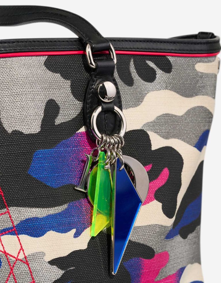 Dior x Anselm Reyle Camouflage Shopping Tote Canvas / Calf Multicolour Closing System | Sell your designer bag