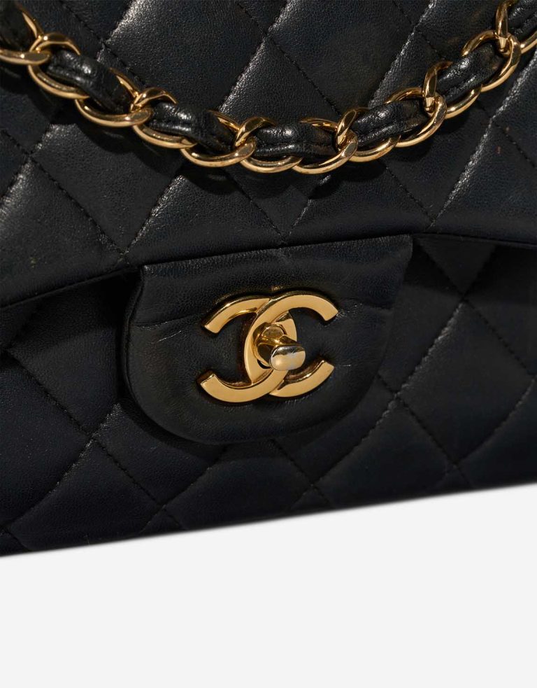 Chanel Timeless Jumbo Lamb Black Closing System | Sell your designer bag