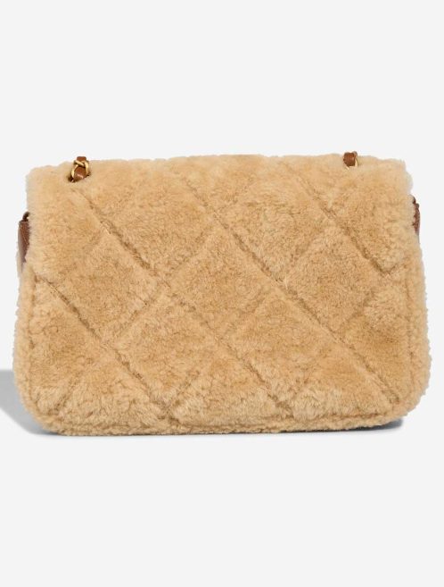 Chanel Timeless Handle Medium Lamb / Shearling Cognac / Beige | Sell your designer bag