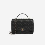 Chanel Business Affinity Large Lamb Black  Front | Sell your designer bag