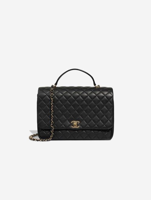 Chanel Business Affinity Large Lamb Black  Front | Sell your designer bag