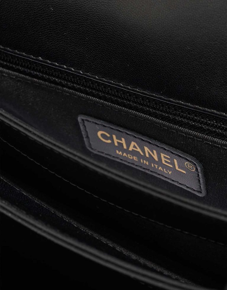 Chanel Business Affinity Large Lamb Black  Logo | Sell your designer bag