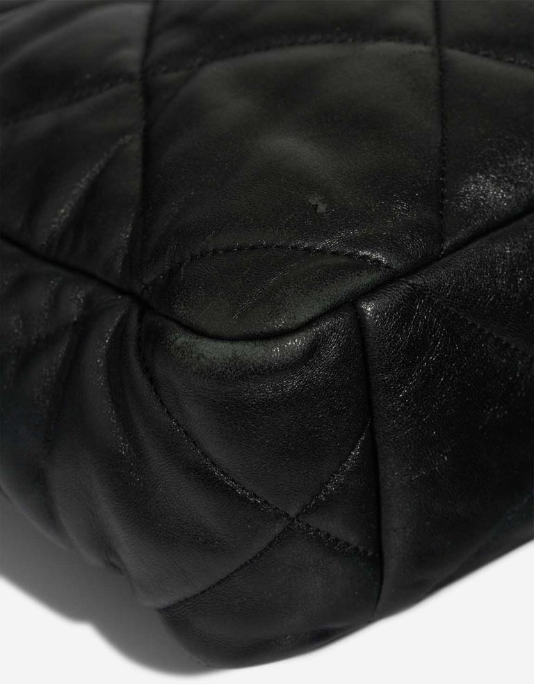 Chanel 19 Shopping Tote Medium Lamb Black Signs of wear | Sell your designer bag