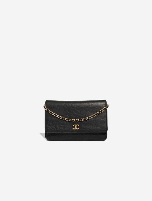 Chanel Timeless Wallet On Chain Lamb Black Front | Sell your designer bag