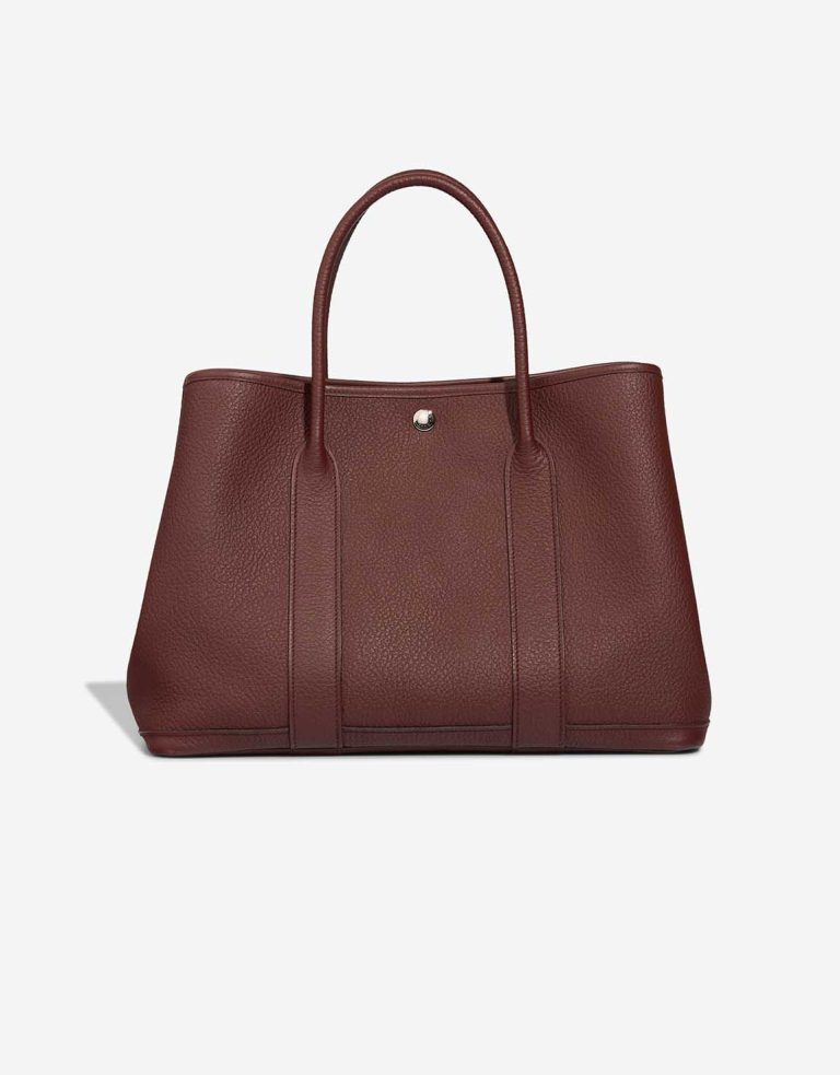 Hermès Garden Party 36 Veau Négonda Burgundy Front | Sell your designer bag