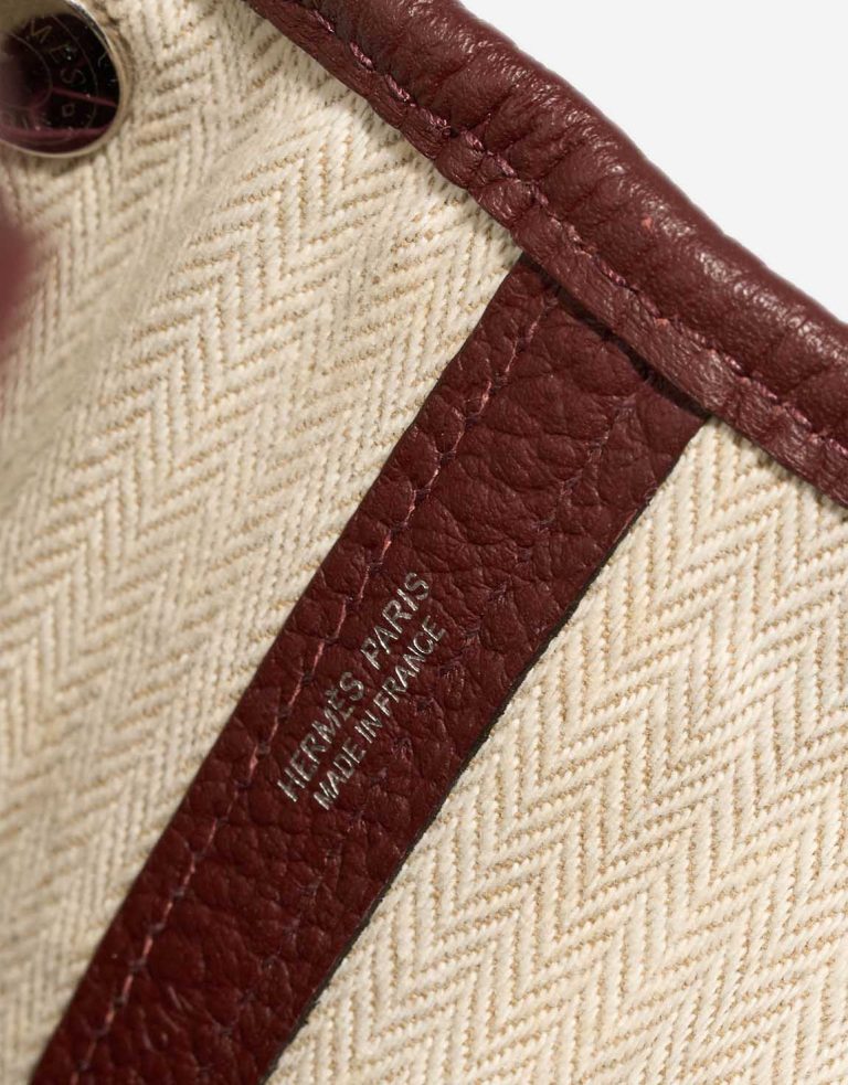 Hermès Garden Party 36 Veau Négonda Burgundy Logo | Sell your designer bag