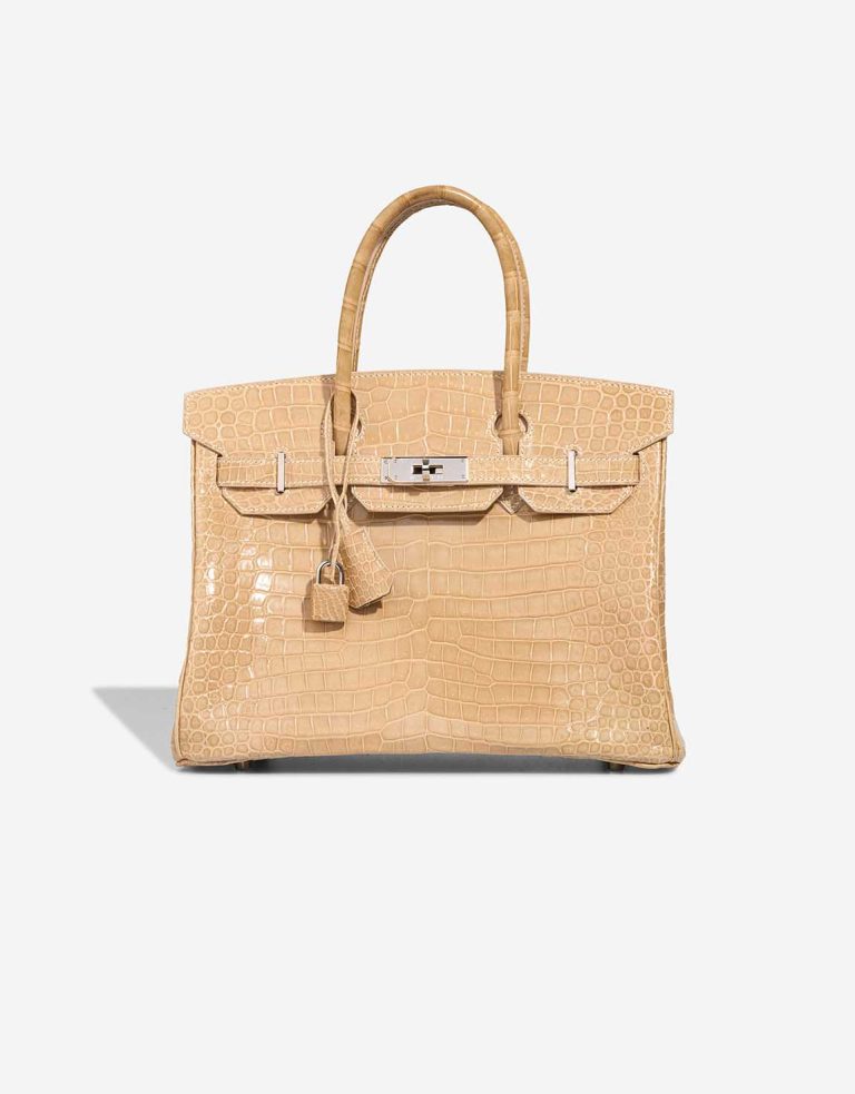 Hermès Birkin 30 Porosus Crocodile Poussière Front | Sell your designer bag