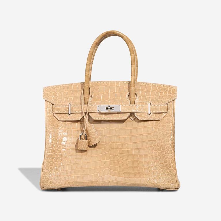 Hermès Birkin 30 Porosus Crocodile Poussière Front | Sell your designer bag