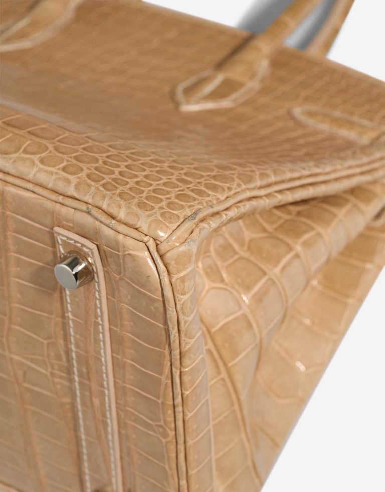 Hermès Birkin 30 Porosus Crocodile Poussière Signs of wear | Sell your designer bag