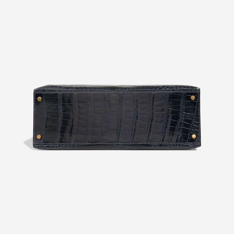 Hermès Kelly 35 Porosus Crocodile Bleu Marine | Sell your designer bag