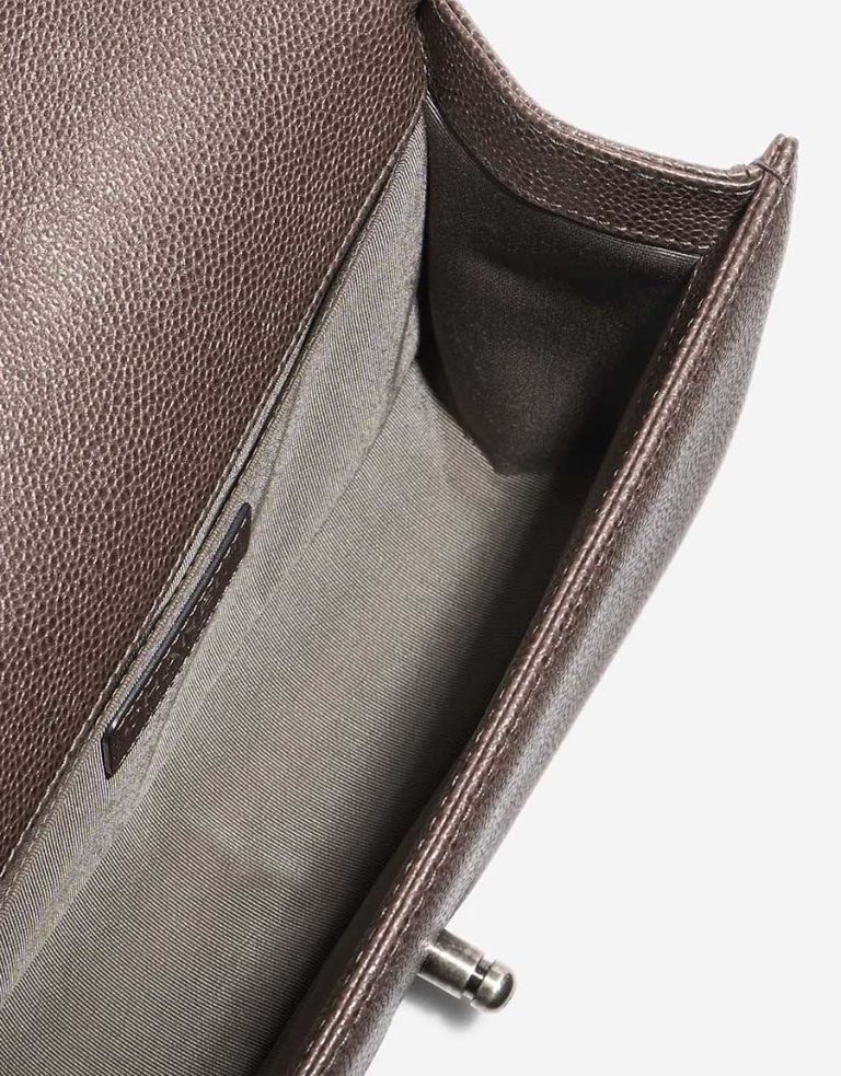 Chanel Boy Medium Tweed Brown Inside | Sell your designer bag