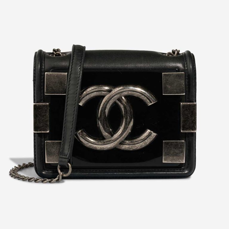 Chanel Boy Lego Brick Lamb / PVC Black Front | Sell your designer bag