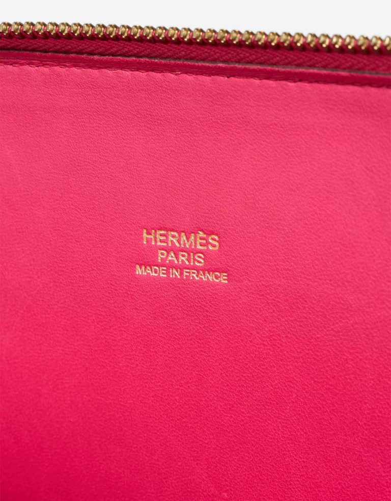 Hermès Bolide 31 Chèvre Rose Lipstick Logo | Sell your designer bag