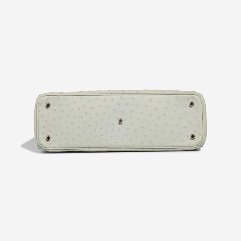 Dior Diorissimo Large Ostrich Grey Blue | Sell your designer bag