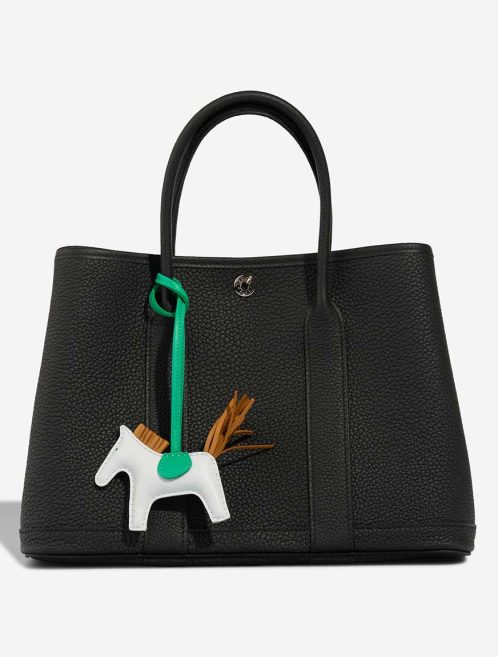 Hermès Rodeo PM Milo Lamb Bleu Brume / Sésame / Vert Comics Closing System | Sell your designer bag