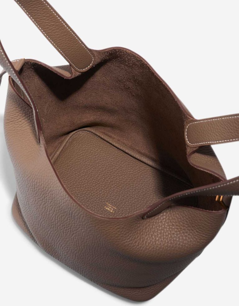 Hermès Picotin 22 Taurillon Clémence Étoupe Inside | Sell your designer bag