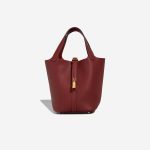 Hermès Picotin 18 Taurillon Clémence Rouge H Front | Sell your designer bag