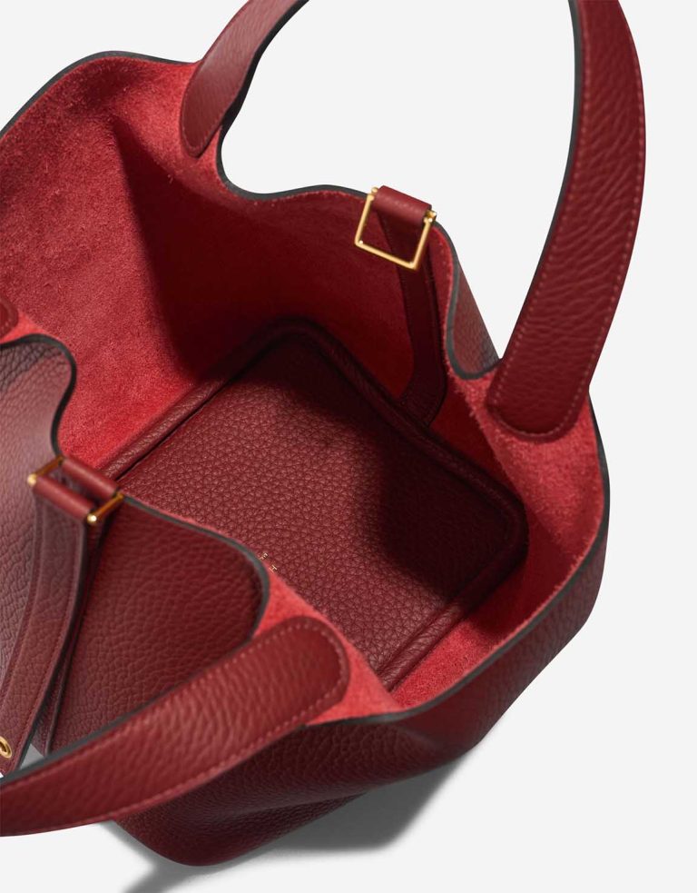 Hermès Picotin 18 Taurillon Clémence Rouge H Inside | Sell your designer bag