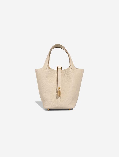 Hermès Picotin 18 Taurillon Clémence Craie Front | Sell your designer bag