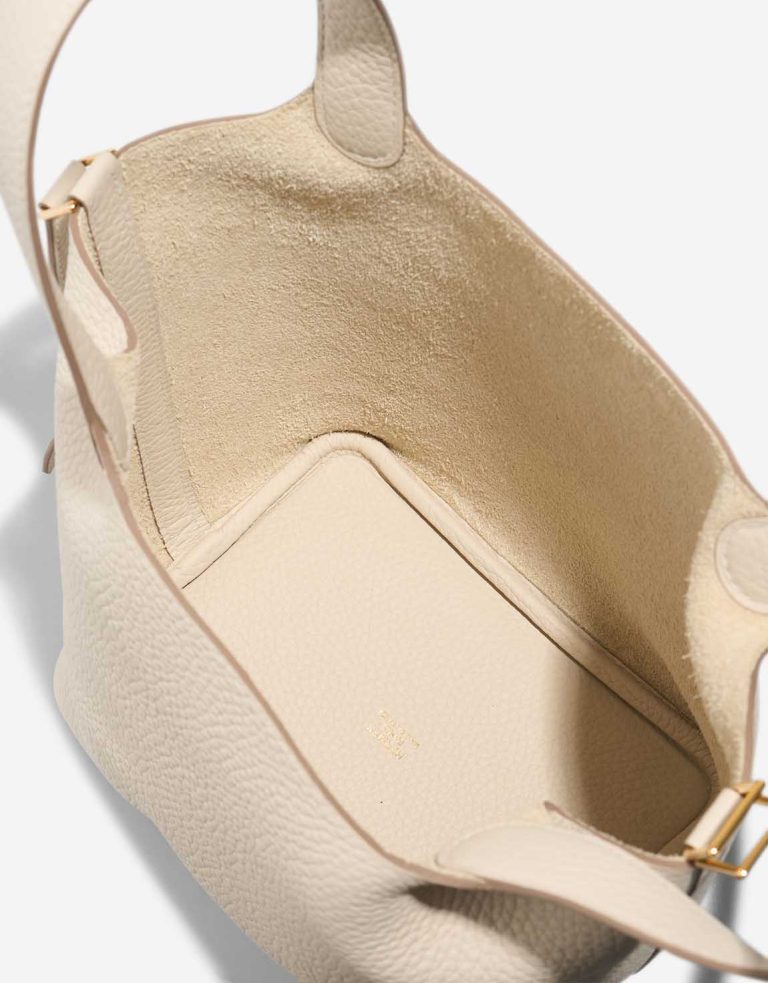 Hermès Picotin 18 Taurillon Clémence Craie Inside | Sell your designer bag