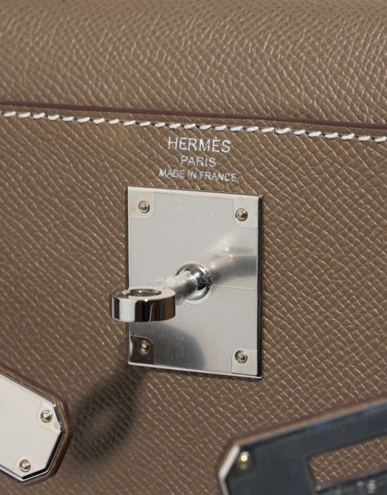Hermès Kelly 28 Epsom Étoupe Logo | Sell your designer bag