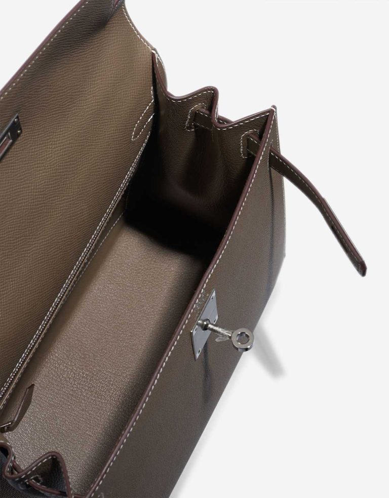 Hermès Kelly 28 Epsom Étoupe Inside | Sell your designer bag