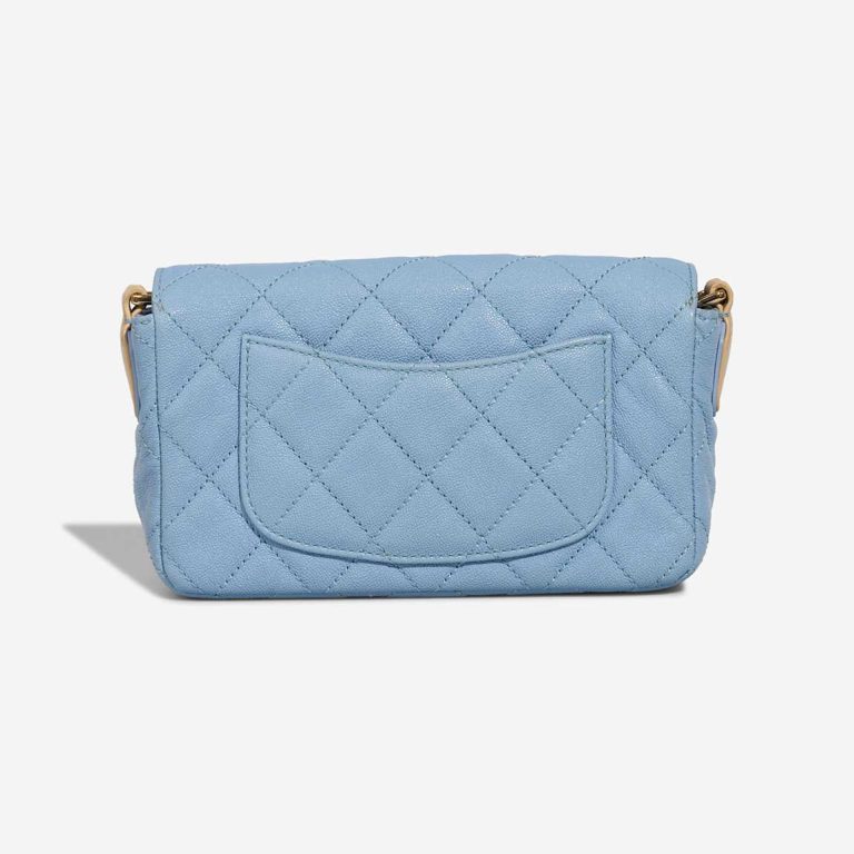 Chanel Timeless Single Flap Small Caviar / Lamb Blue / Beige | Sell your designer bag