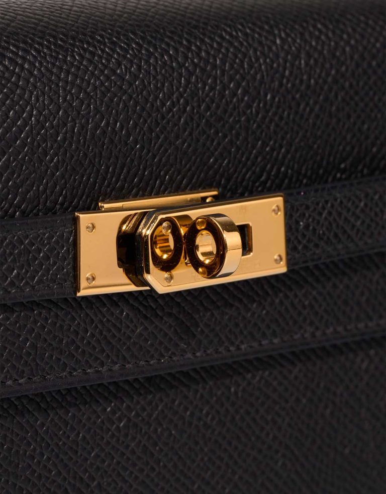 Hermès Kelly To Go Epsom Black Closing System | Sell your designer bag