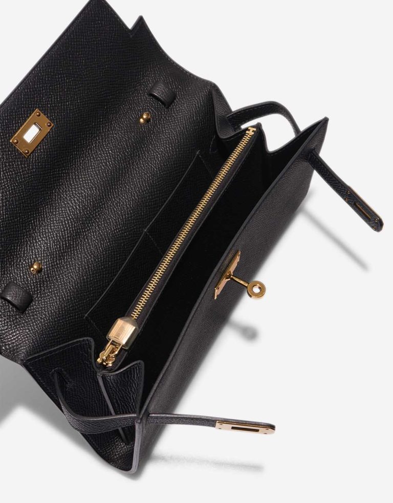 Hermès Kelly To Go Epsom Black Inside | Sell your designer bag