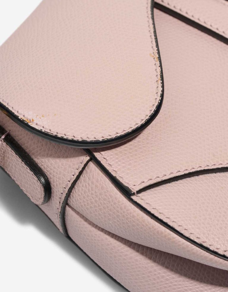 Dior Saddle Mini Calf Light Lilac Signs of wear | Sell your designer bag