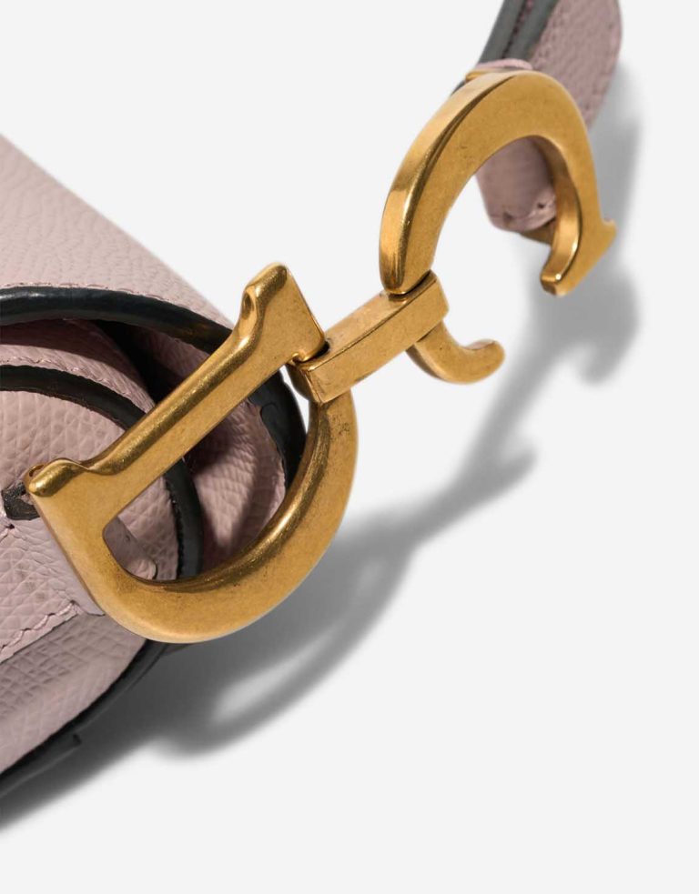 Dior Saddle Mini Calf Light Lilac Signs of wear | Sell your designer bag