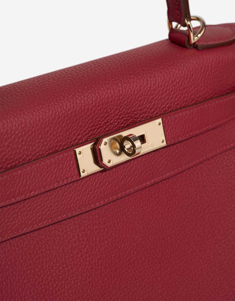 Hermès Kelly 28 Togo Rubis Closing System | Sell your designer bag