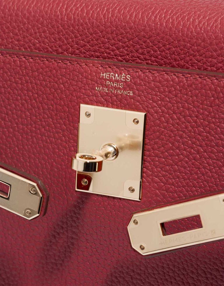 Hermès Kelly 28 Togo Rubis Logo | Sell your designer bag
