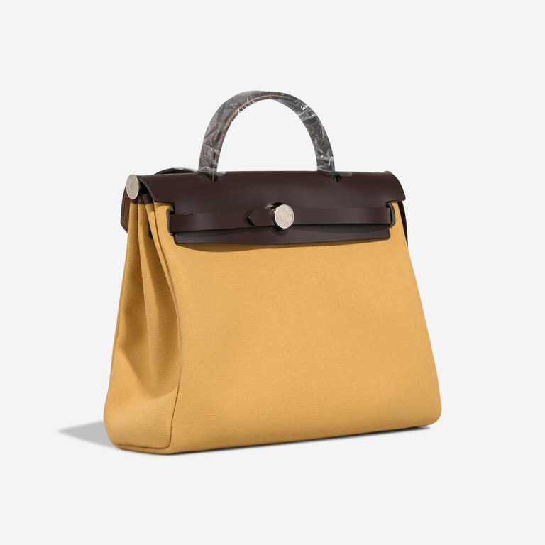 Hermès Herbag 31 Toile / Vache Hunter Ébène / Paille | Sell your designer bag