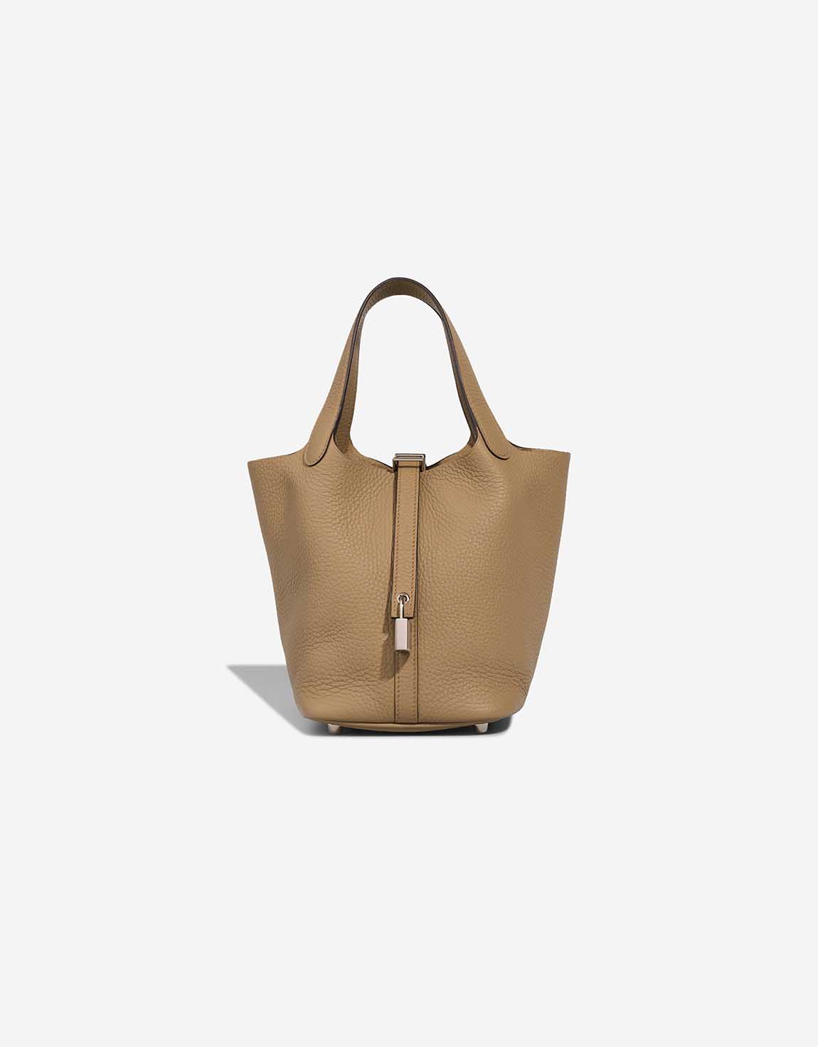Hermès Picotin 18 Clémence Beige Marfa | SACLÀB