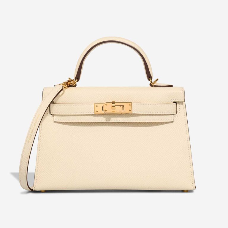Hermès Kelly Mini Epsom Nata Front | Sell your designer bag