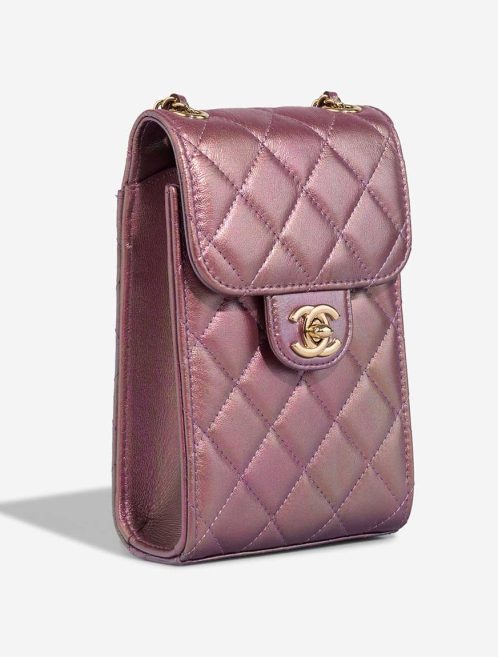 Chanel Timeless Phone Holder Lamb Metallic Rose Gold | Sell your designer bag