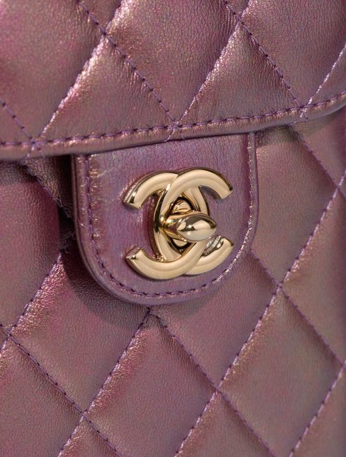 Chanel Timeless Phone Holder Lamb Metallic Rose Gold Closing System | Sell your designer bag