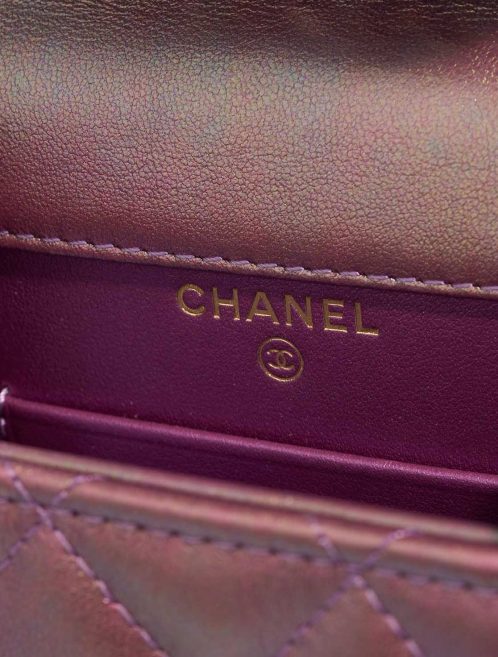 Chanel Timeless Phone Holder Lamb Metallic Rose Gold Logo | Sell your designer bag