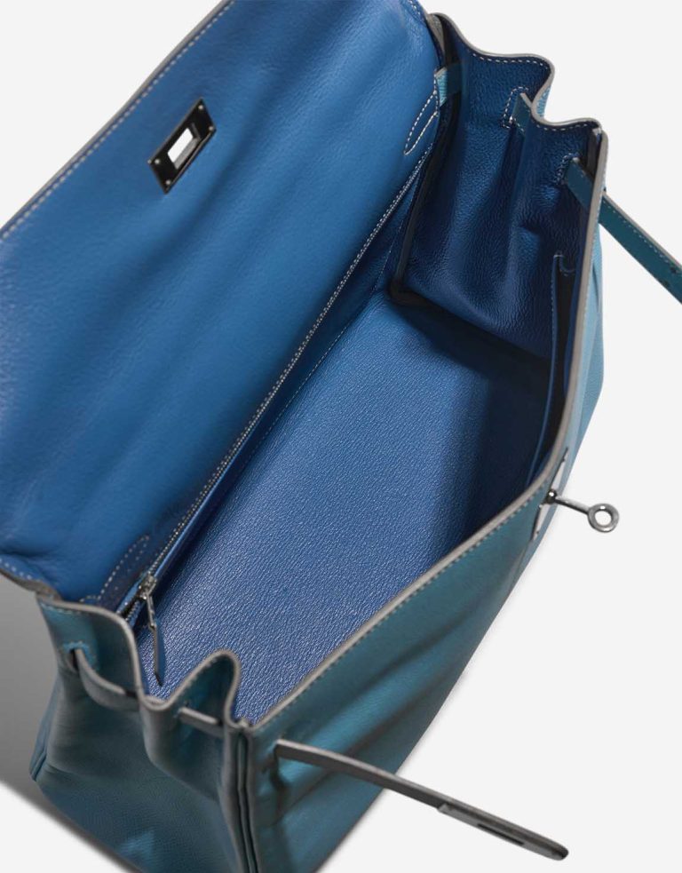 Hermès Kelly 35 Candy Collection Epsom Bleu Céleste / Mykonos Inside | Sell your designer bag