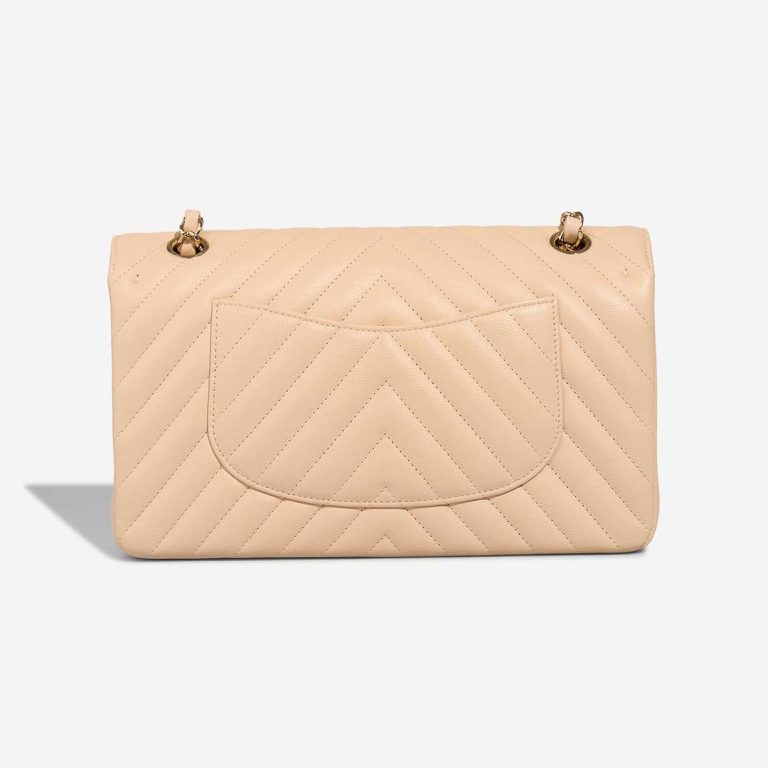 Chanel Timeless Chevron Medium Caviar Beige | Sell your designer bag