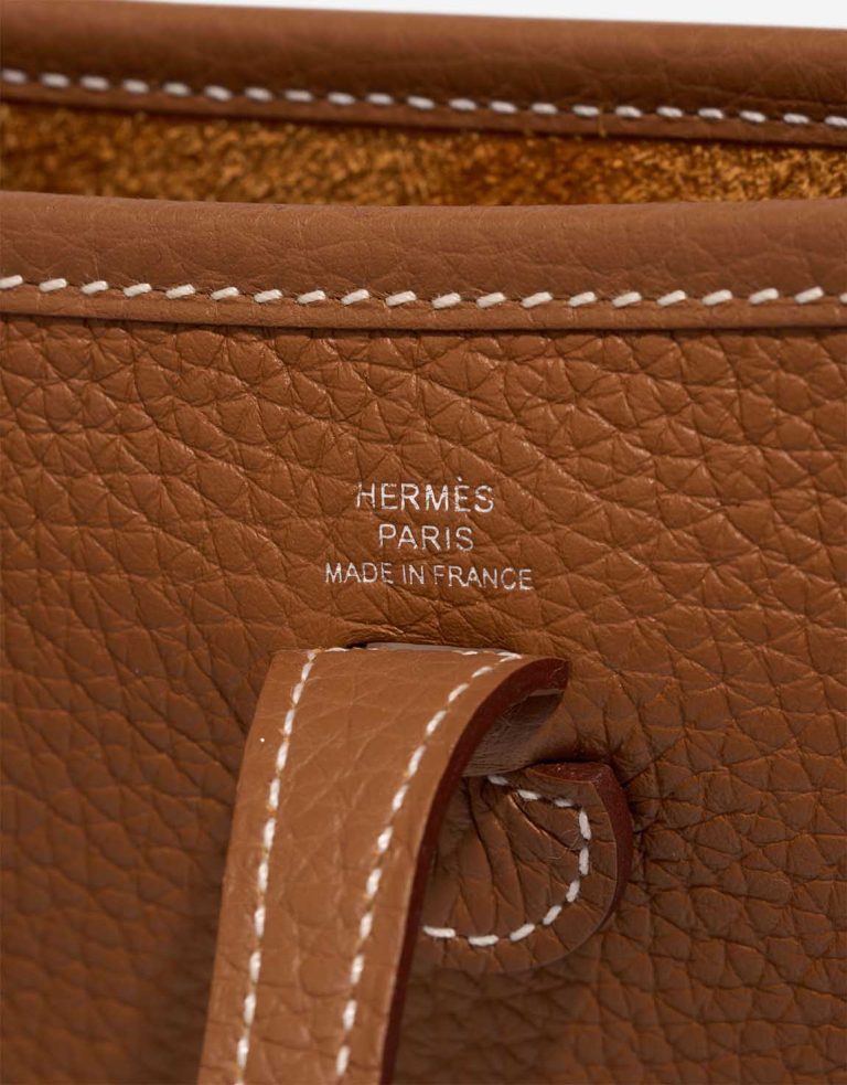 Hermès Evelyne 16 Clémence Gold Logo | Sell your designer bag