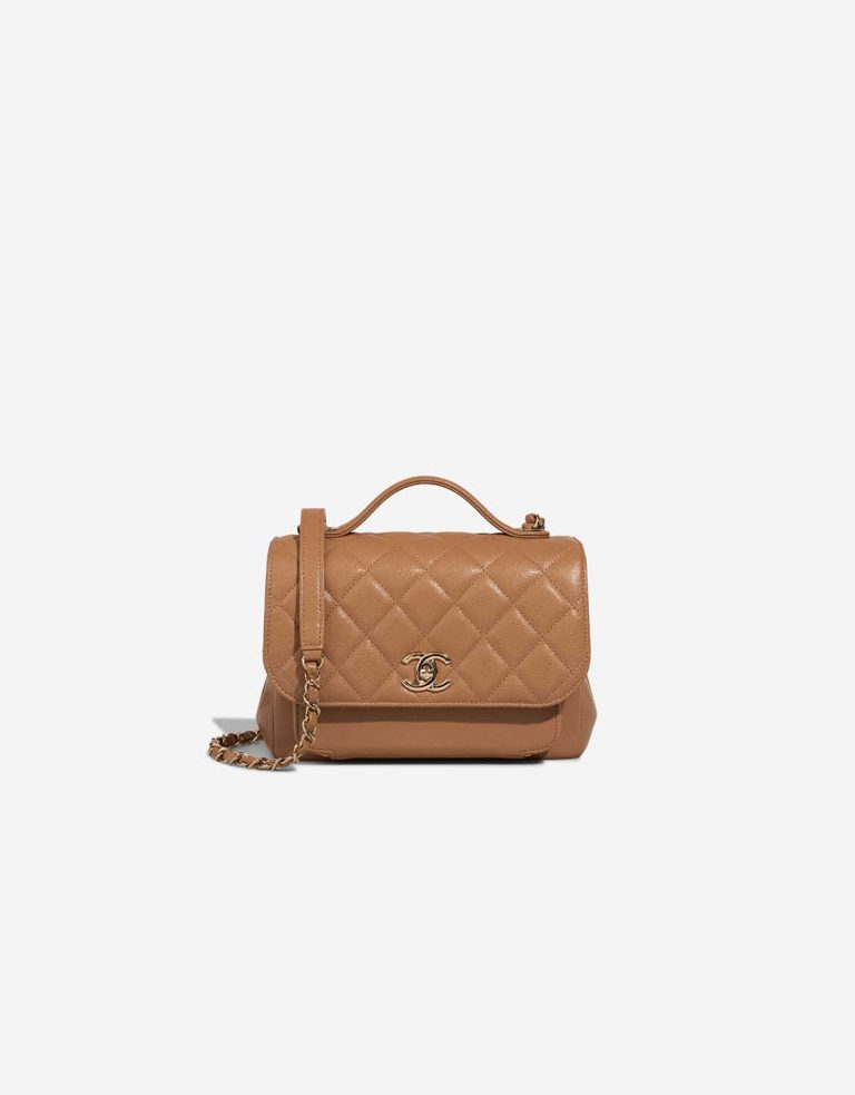 Chanel Business Affinity Small Caviar Beige Front | Sell your designer bag